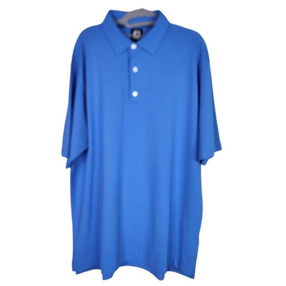 FootJoy Other - FOOTJOY Shirt Mens XL Blue Lightweight Polo Golfing Golf Rugby Top Short Sleeve